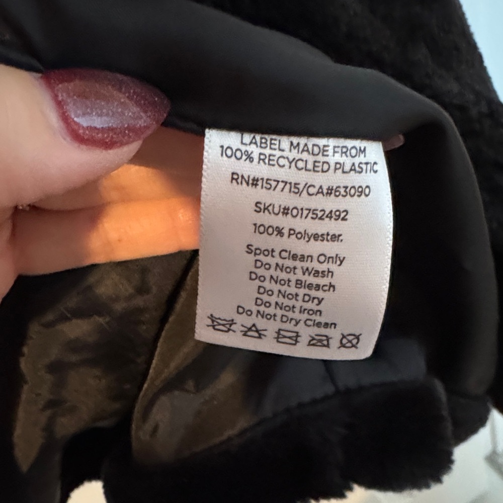 Spirit Black Teddy Jacket - Picture 4 of 4